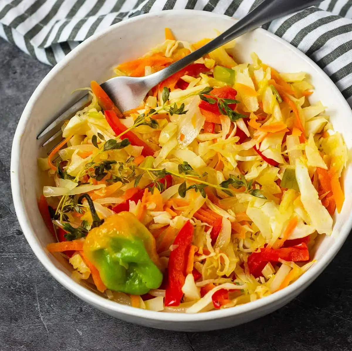 Steamed Cabbage